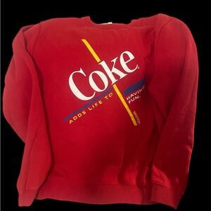 Brixton Men’s “Coke” Collab Red Sweatshirt